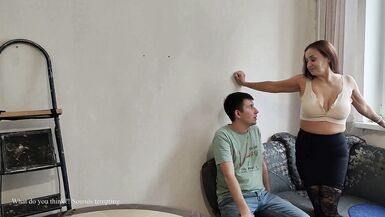 Alina Tumanova gets paid for her kitchen work with her tight pussy and ass - 4 image