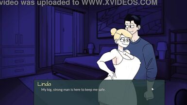 My MILF landlord locks me up in a tight box with her big tits and ass