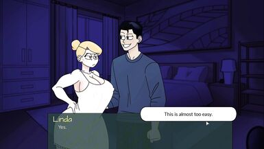 My MILF landlord locks me up in a tight box with her big tits and ass