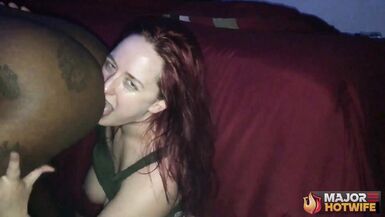 Curvy Busty Andi Ray gets her pussy licked & deepthroats Rome Major's big cock