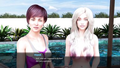 Sunville 2, MILFs in bikini get roughed up in wild hentai sex game