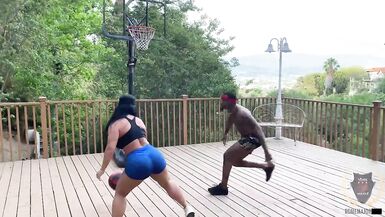 Monica Santhiago enjoys a steamy poolside romp with Rome Major