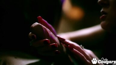 Tanya Cox's hairy pussy gets drilled hard by Marc Rose's huge cock