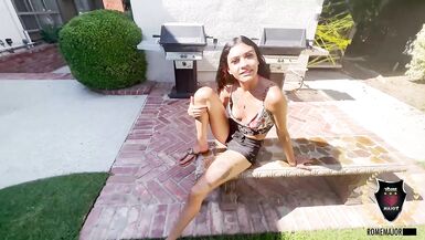 Reina Heart & Rome Major take turns riding BBC in raw doggystyle creampie frenzy!