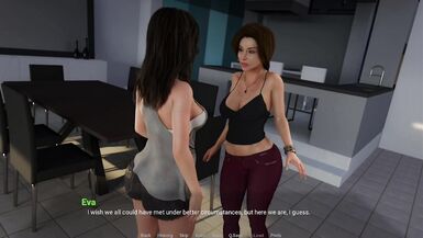 MILFs with big tits and asses get naughty in Away From Home Chapter 1 - A New Story with Sexy Women