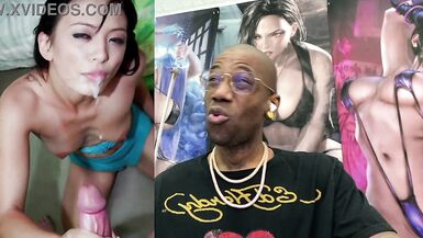 Petite Asian teen begs for a hard cock in her tight bald pussy, and two milfs give it to her