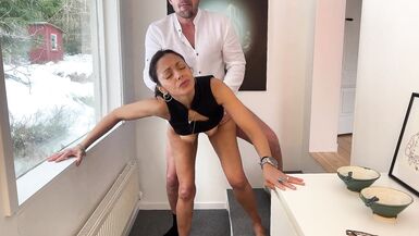 Angelina Love begs for dick before wild party & interview with hotwife Willis Ropes