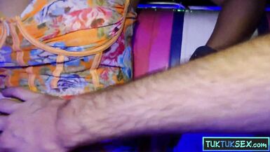 Watch Somsom, the busty Thai MILF, get picked up in a TukTuk and pounded hard!