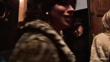 Watch these fake boobs MILFs get down and dirty in the creepy basement with Steve, Jodie, Carmel, Alexis, Paul & Keir