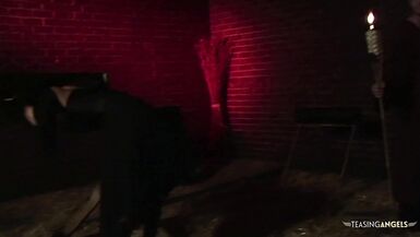 Watch these fake boobs MILFs get down and dirty in the creepy basement with Steve, Jodie, Carmel, Alexis, Paul & Keir