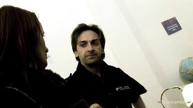 Claudia Adams moans with pleasure as she takes two hard cocks in her tight holes and gets a messy facial