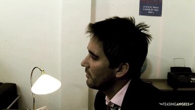 Claudia Adams moans with pleasure as she takes two hard cocks in her tight holes and gets a messy facial