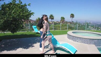 Penny Archer's Pervy Young Neighbor Gives Her a Wild BJ & Cums in Mouth