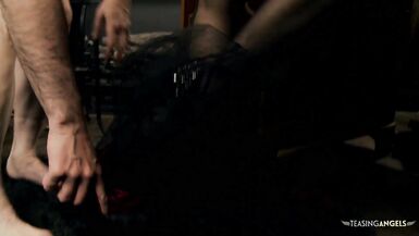 Blonde milf Anna Lovato can't resist sucking on Paul Chaplin's big dick