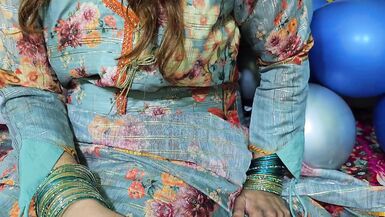 Priya and Arsal's steamy step-sister valentine - a big-titted bisexual wife with shaved pussy and tight pussy