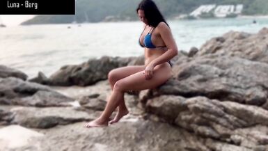 Luna Berg picked up & fucked hard in every hole - pick up a real model like a photographer! Part 1