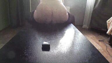 Milf Big Tits goes behind the scenes and teases her big natural tits