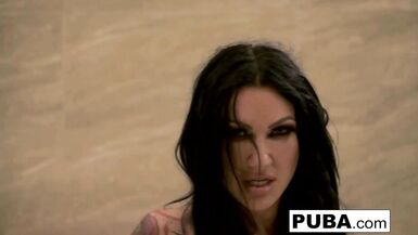 Alura Jenson, Jenevieve Hexxx & Ophelia Rain take turns on a MILF trio - hot lesbian action!