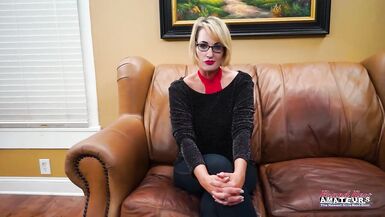 Diana, the busty blonde MILF, deepthroats and takes it hard in POV doggystyle action!