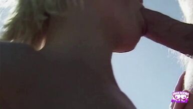 Sharon Wild can't resist getting her tight blonde pussy pounded by Frank Towers