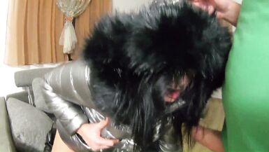 Watch MilfyCalla & The Bad Guy's hot wife get down and dirty in shiny fetish action