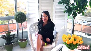 Sally Lys & Cristina Starr share a big dick in hot MILF threesome action