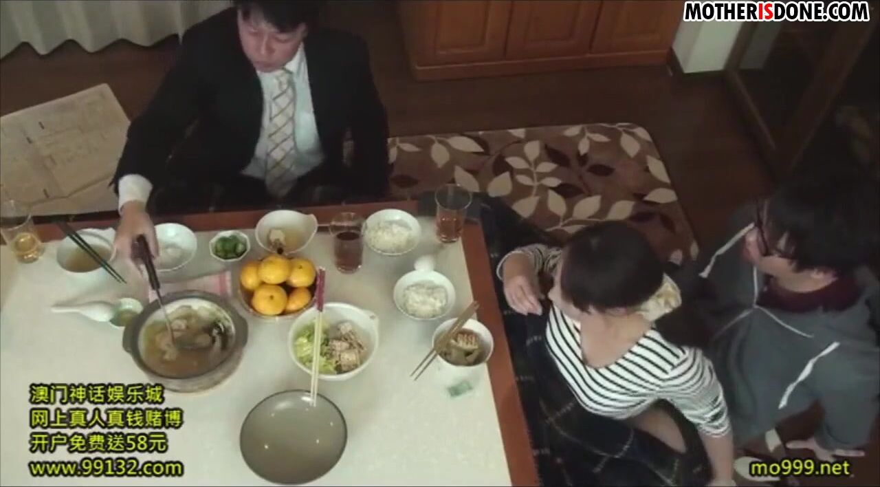 Sex Under Dining Table Video - Japanese family dinner watch online