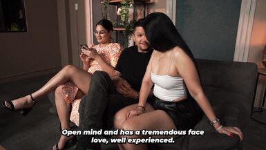 Escarli & Tiba Rey team up to seduce their friend's hung boyfriend and take him for a ride