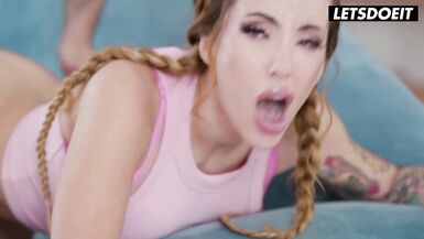 Stepdad steals Stepson's GF & joins in for a steamy Latina MILF threesome - 2 image
