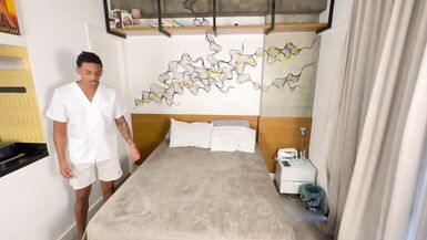 Mya Milf & Jhony Bomba get steamy with a hung black masseur in MasaGesture Part 2