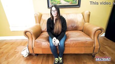 Curvy Brunette Fiona Ryder gets her tattooed ass drilled hard while rimming Jeff Lacy