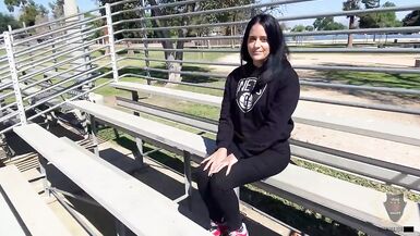 Yolanda Yamz takes on Rome Major's big black cock in wild outdoor forest sexcapade