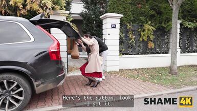 Lacy Lamarr loves getting her skinny body smashed hard by Charlie Dean's big hard cock