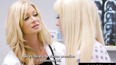 Kenzie Reeves and Serene Siren's MILF Doctor get soaking wet and wild in the office