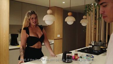 Kata Sanchez demands a glass of semen for a curvy beauty treatment from Tommy Jackson