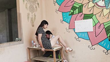 Candyboom spreads legs for a wet and wild ride - no holds barred!