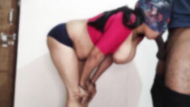Hunter and Sonus Big-Tits-Putz gibt Saabji ein Morgen-Creampie - 3 image