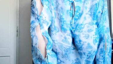 Mature Morning Fantasy gets naughty in lingerie & panties