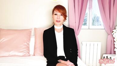 Emma Rubis, a busty redhead, is a hot amateur MILF who loves to get pounded