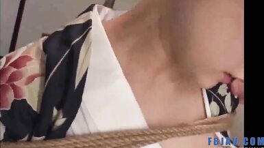 Watch this stunning Japanese MILF, Mirei, show off her stunning tits and amazing body