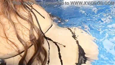 Alevalsex and Dweybigass take a wild ride in the water with a horny MILF with a huge ass