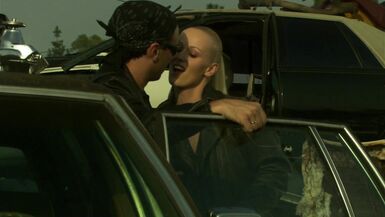 Watch Sharon Wild's tight ass get pounded in a car while she wears sexy lingerie and stockings