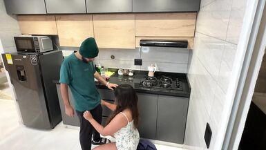 Watch Kataleya Gil as she helps her brother-in-law with his wife while her busty latina body gets covered in jizz