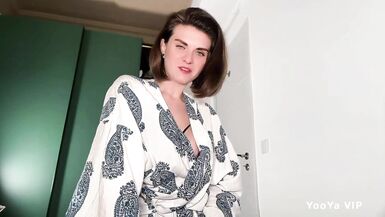 Step Mom with massive natural tits gives her step son a tit job and gets a big cumshot