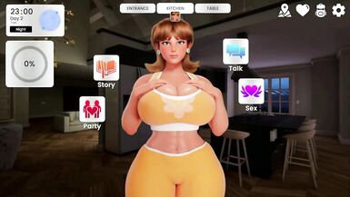 Busty hentai babe invites her friend over for a wild sex party with me! - 13 image