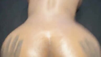 Pierced Passion's big black ass takes on Mr Fukit's BBC & takes creamy jizz in her mouth