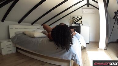 Kiki Minaj goes hardcore with her massive black booty in a homemade video - watch her get destroyed!