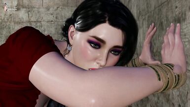 Stiefmamas Riesentitten und ihr kurviger Körper werden vom harten Schwanz ihres glücklichen Stiefsohns in einem einsamen MILF-3D-Hentai durchgenommen