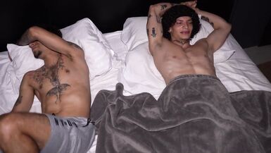 Watch Sarah Black & Jordy Fabian as they give the best tips to their delivery boys - big tits, tattoos, and all! - 1 image