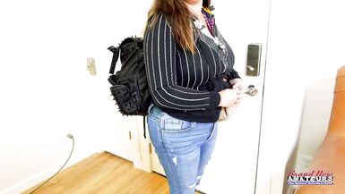 Celeste Sloppy Rimjob: Big Tits Inked MILF Gets Her Ass Worshiped and Covered in Cum